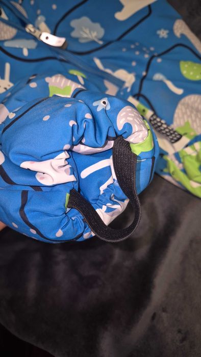 Зимовий комбінезон на хлопчика р.74