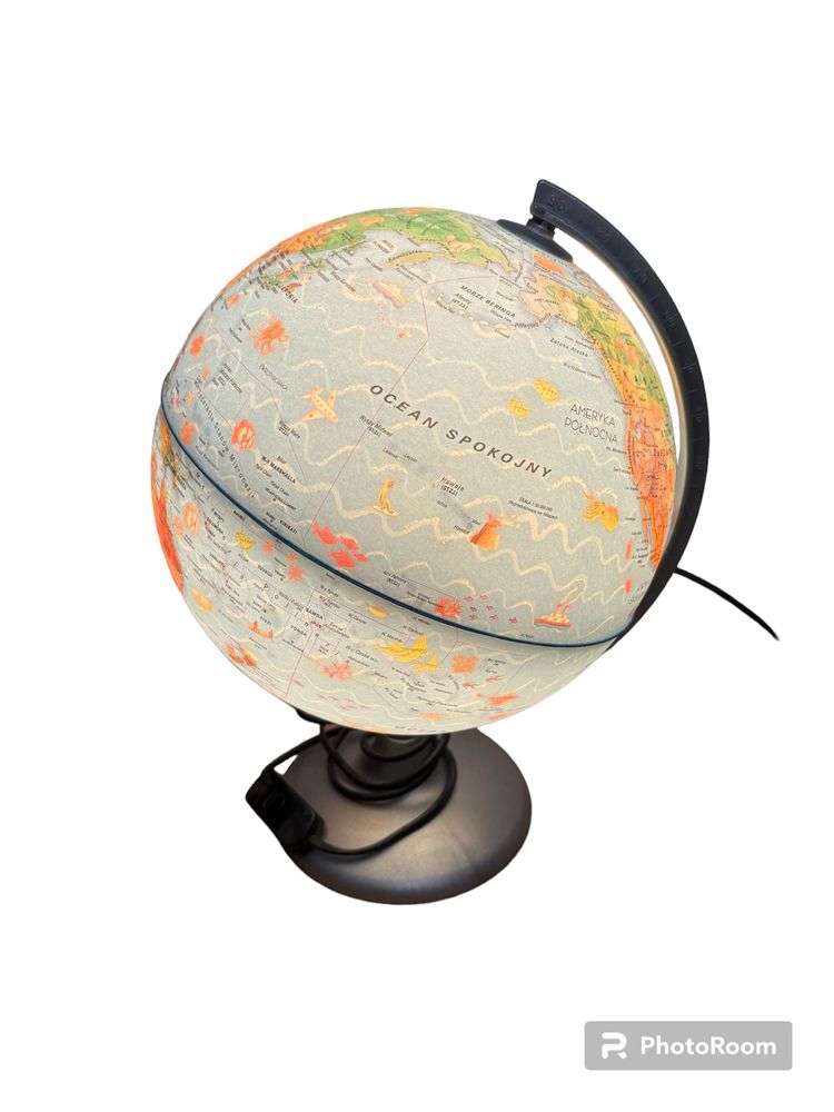 lampa globus w języku polskim