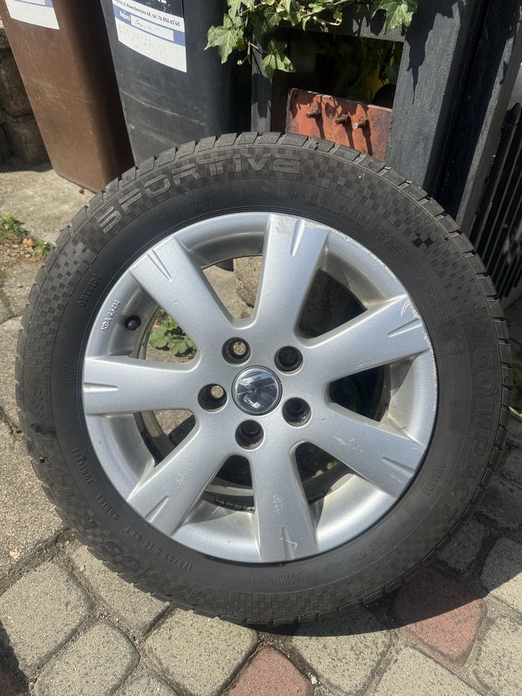 Alufelgi 14” VW Polo 9N 5x100 + opony 175/65 R14, 6Jx14H2, ET43