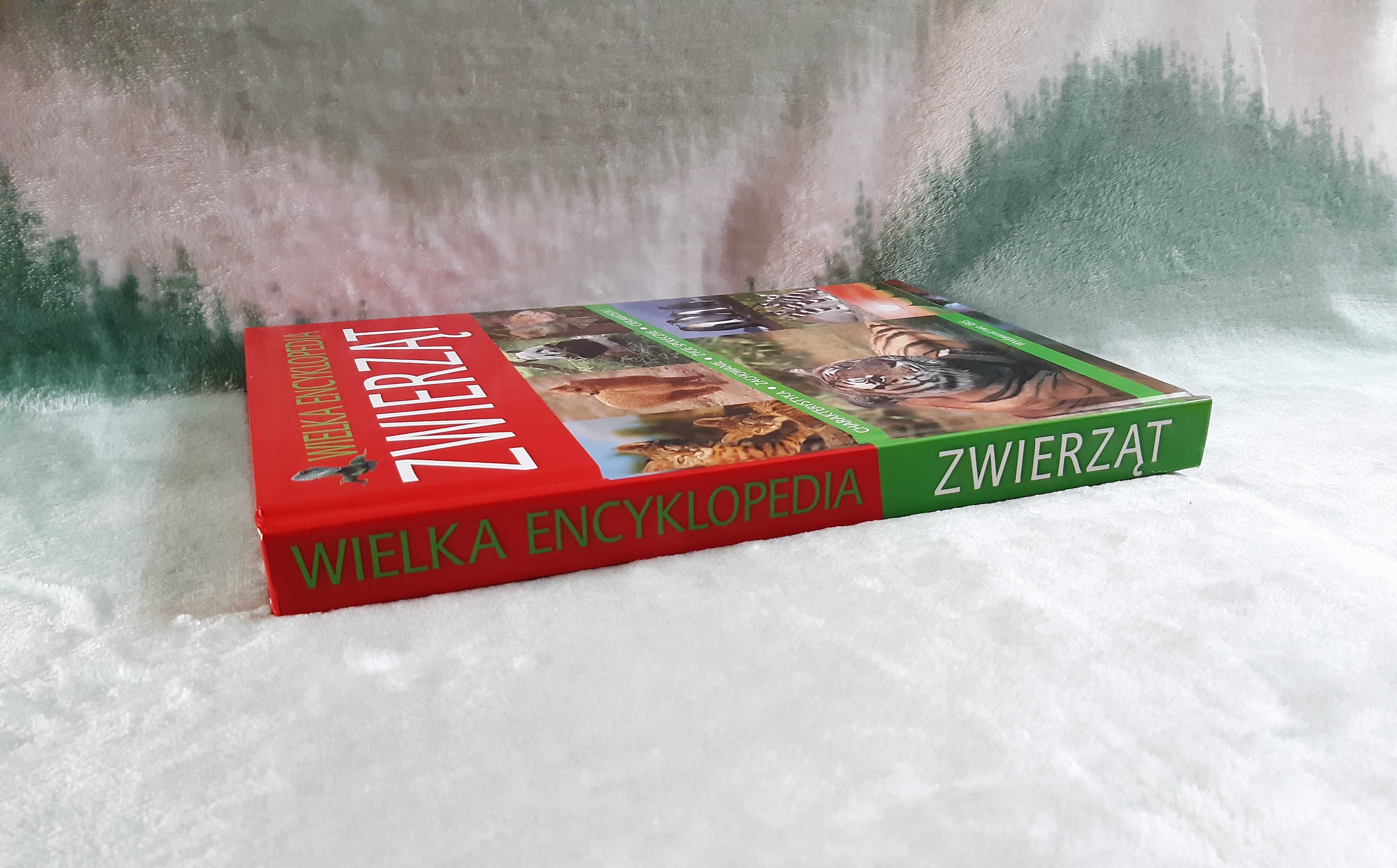 Książka edukacyjna Wielka encyklopedia zwierząt twarda oprawa