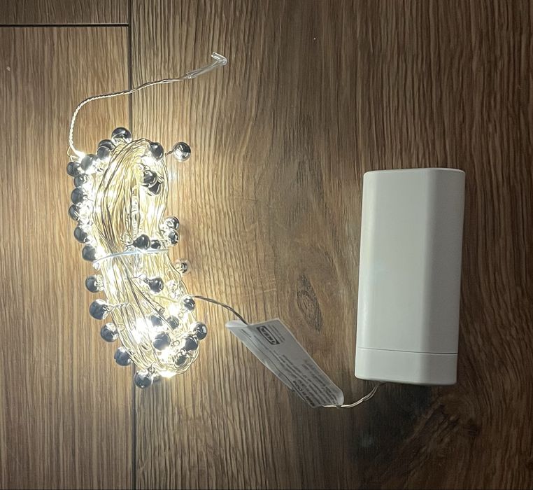 STRALA LED - owy łańcuch na baterie