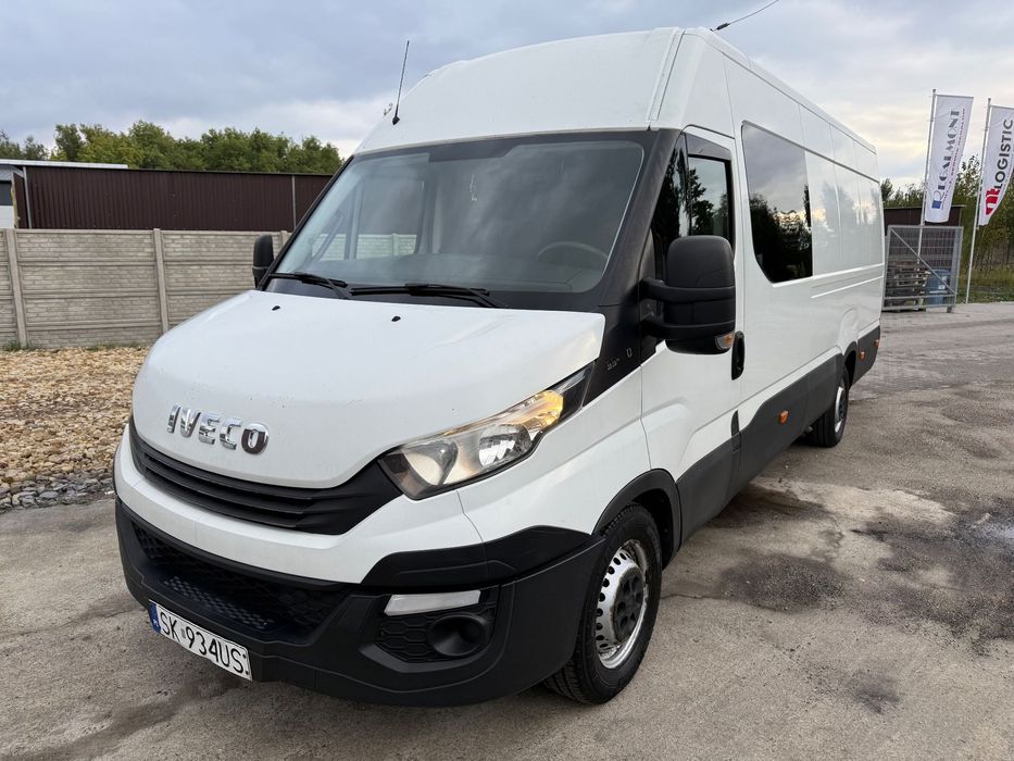 Iveco Daily  2.3 156KM MAXI 6-osobowy Brygadówka Webasto Stan BDB