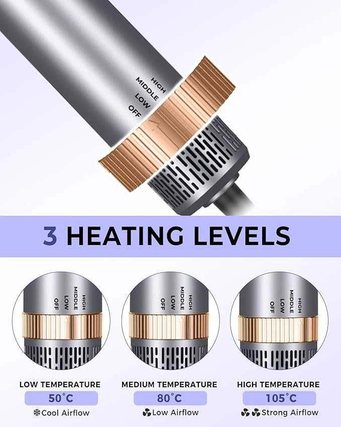 lokówka do włosów z suszarką do włosów 1000 W 6 w 1 Air Styler