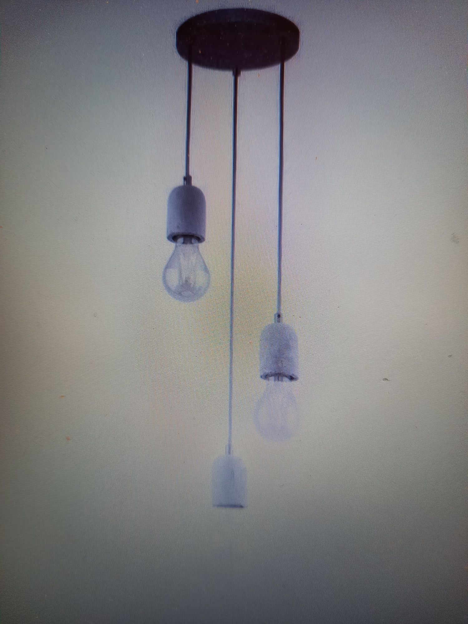 Minimalistyczna lampa wisząca loft betonowa szara Eglo Silvares