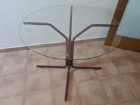 Mesa vidro redonda