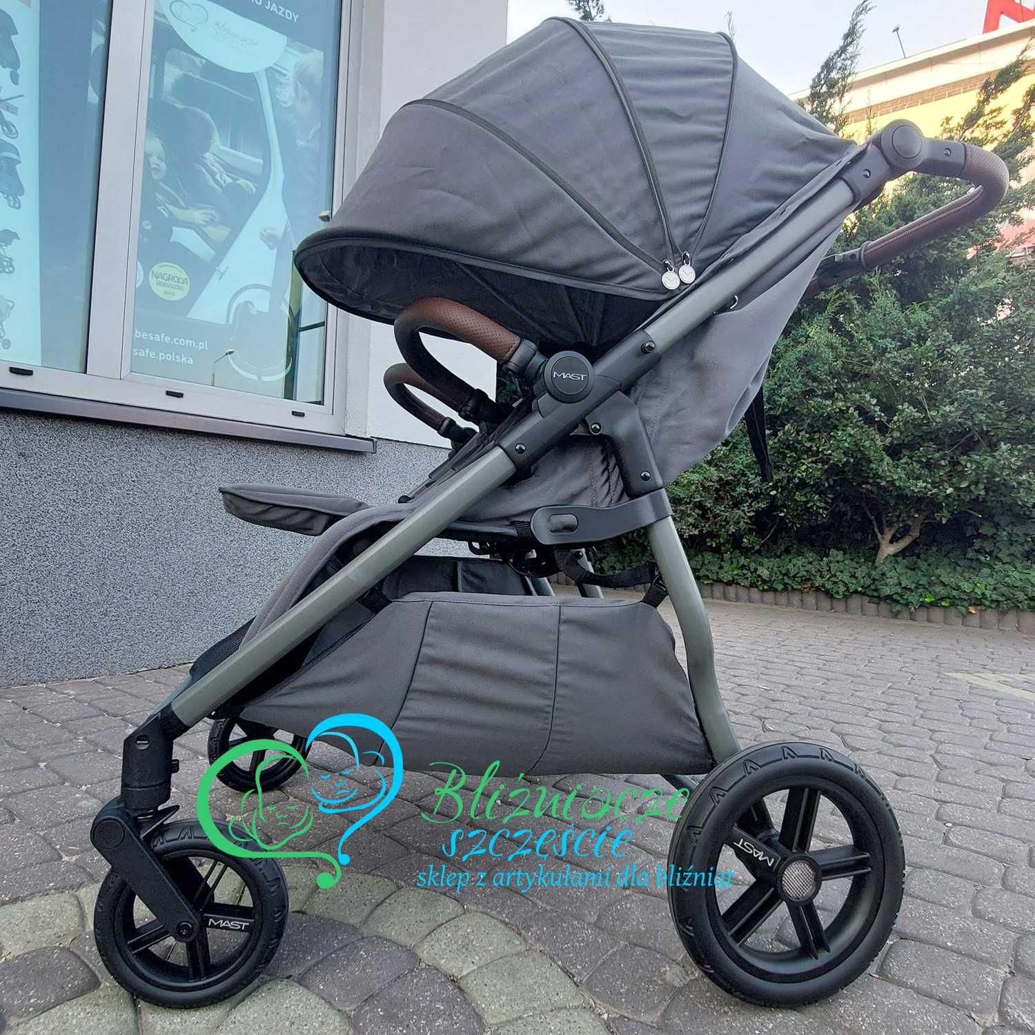 Mast Twin X dla bliźniąt regulowana rączka NOWY