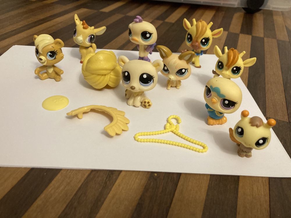 Littlest Pet Shop - żółty zestaw.