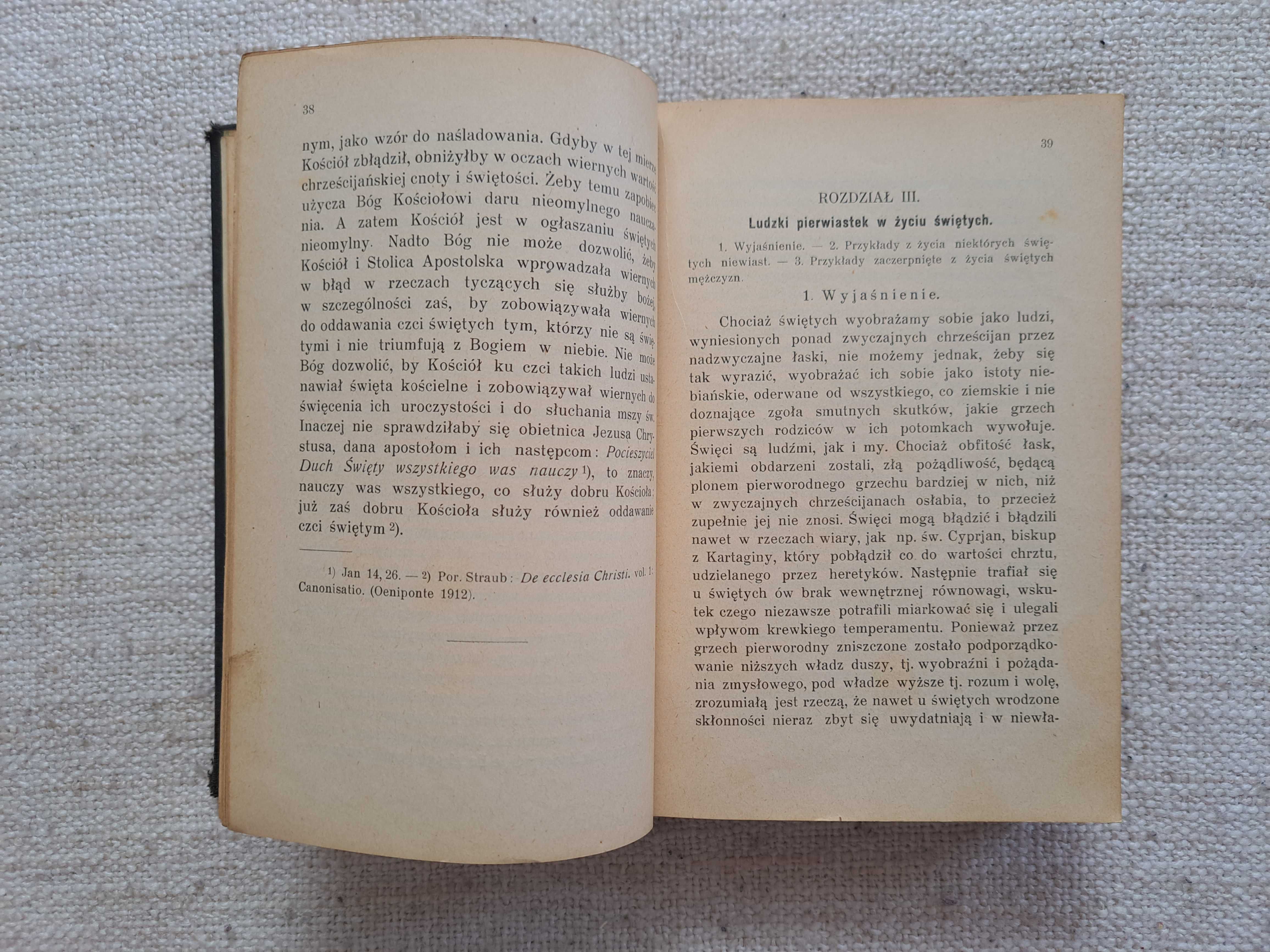 1928 rok. O Naśladowaniu Świętych. O. Huber