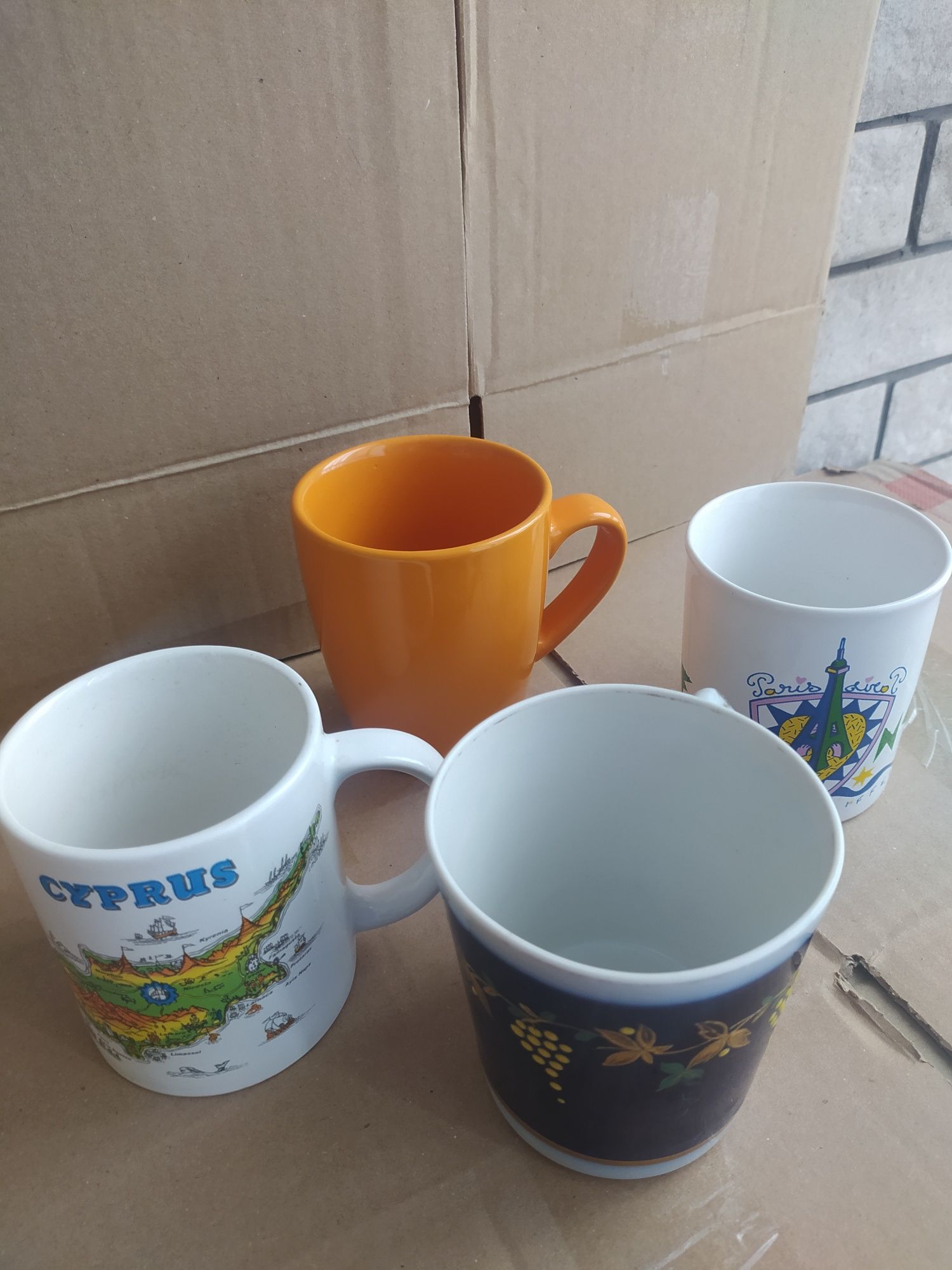 Чашки разные 3 шт.