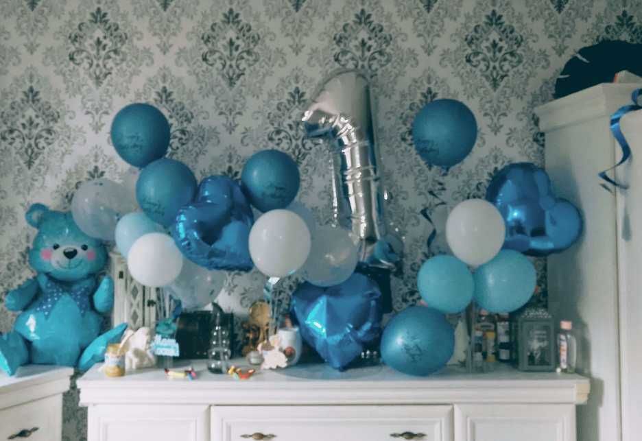 balon roczek balony topper na tort