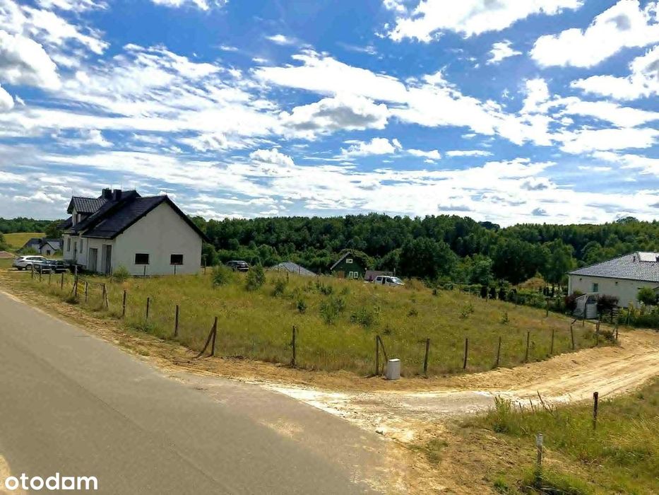 Działka budowlana z widokiem i doj asfaltowym – Kielno, Szemud 1191 m²