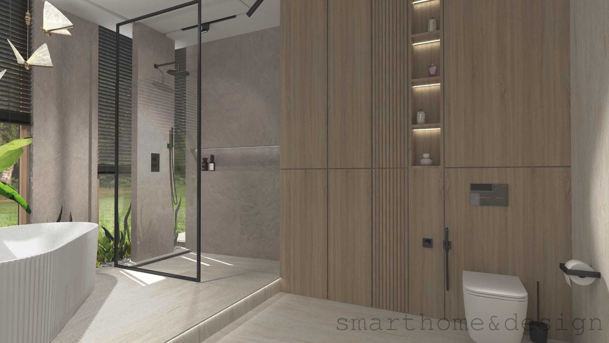 Projektowanie wnętrz, smart home, nowoczesne wizualizacje 3D