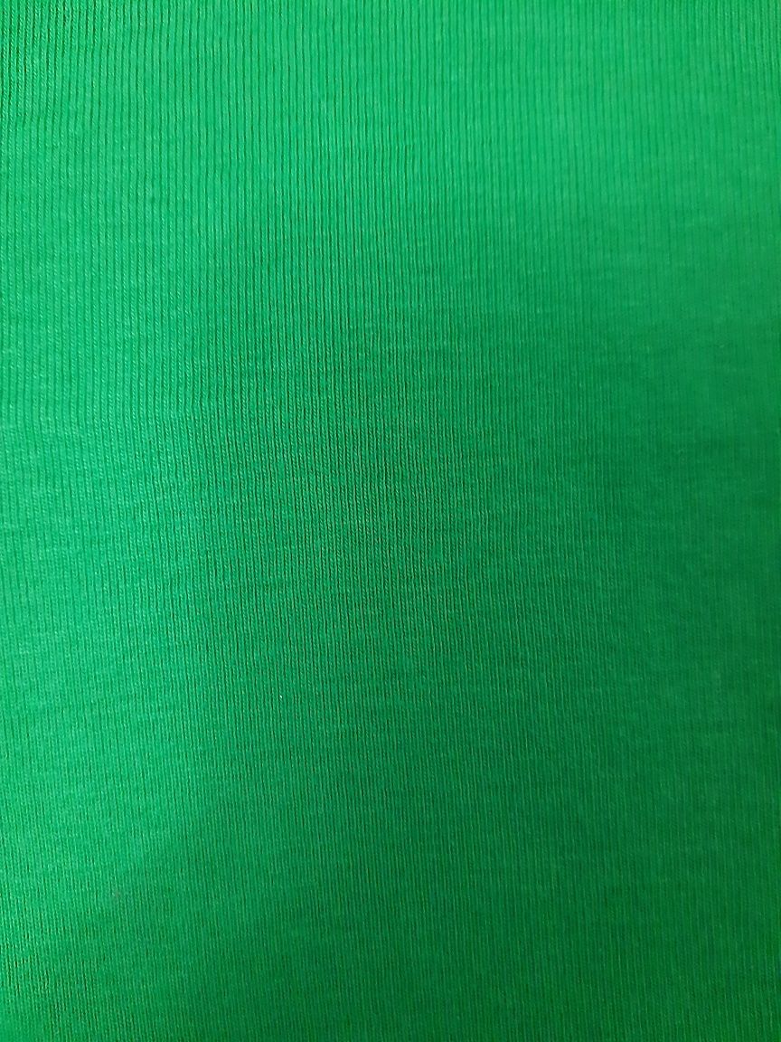 Трикотажный лонгслив(зеленый)/гольф(белый)- для девочек зеленый, разм.