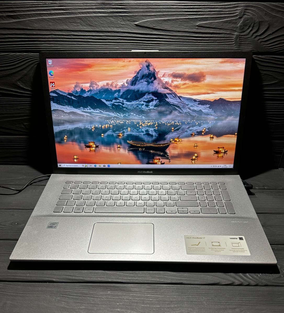 Зручний Ноутбук з великим екраном ASUS VivoBook 17" i7/8 GB/SSD 512 GB