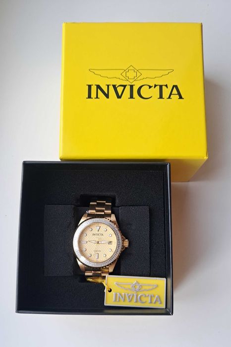 WoW Женские часы Invicta Elite Diamond с бриллиантами 0.76 Carat