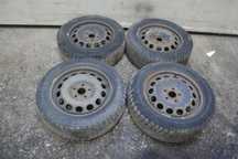 FELGI STALOWE + OPONY ZIMOWE 205/55R16 1K0601027A 5X112 ET50 6.5J SEAT LEON II VW SKODA AUDI