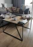Stolik kawowy loft 80x80x47