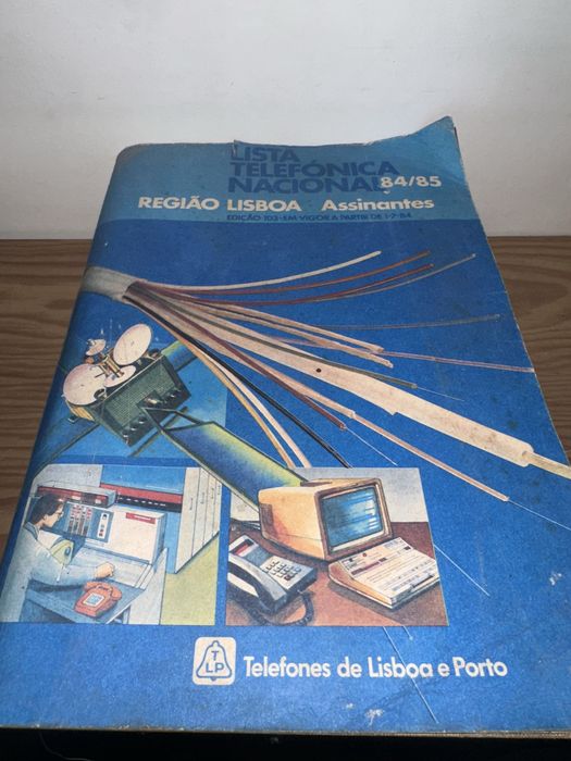 Lista telefónica antiga 84 e 85