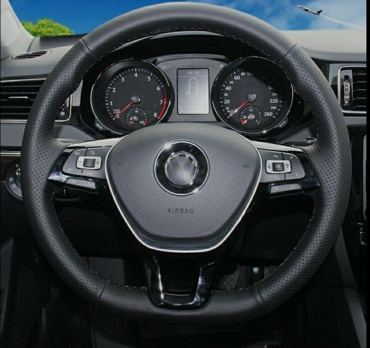Volante VW Golf 7 Personalizado (Como Novo)(Sem airbag)