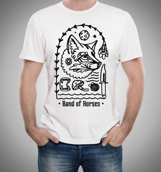 Iron & Wine/ Death Cab for Cutie/Band of Horses/Josh Rouse - T-Shirt