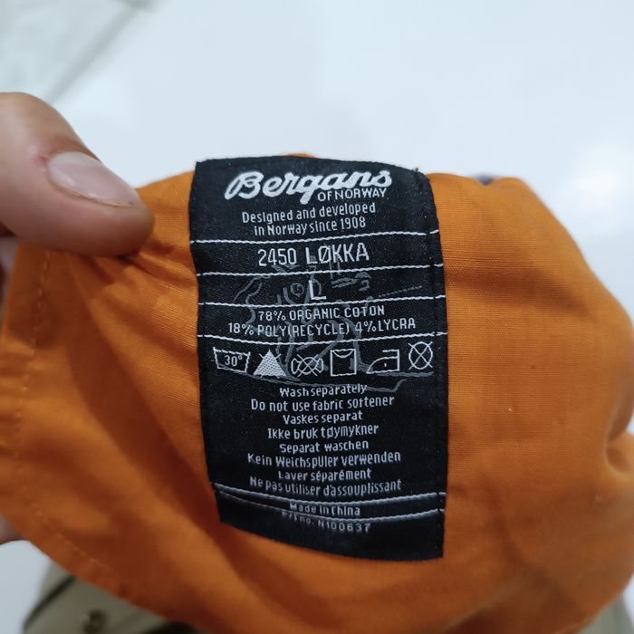 Bergans  Lokka spodenki cargo roz,50/L trekkingowe turystyczne bawełna