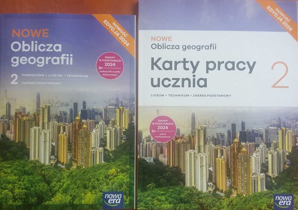Geografia LO 2 Nowe Oblicza geografii podr.+Karty pracy ZP Edycja 2024