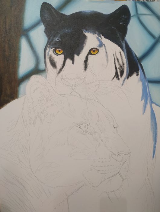 Скидка!!! Картина маслом на холсте