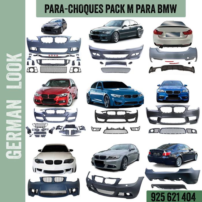 Para choques para BMW Série 1 2 3 4 5 Pack M M1 M2 M3 M4 M5 M-teck