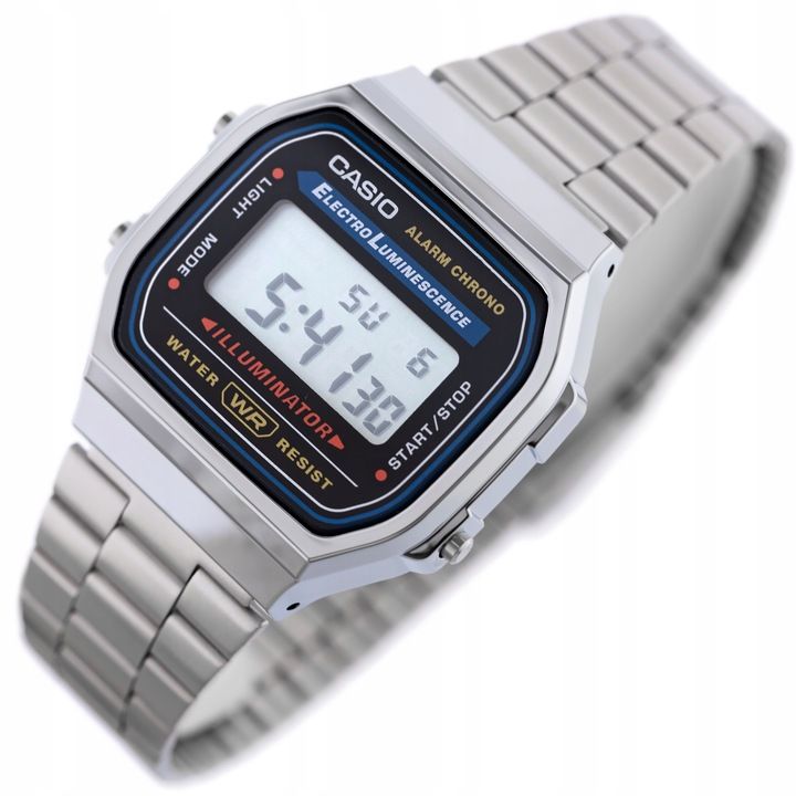 Zegarek Męski Casio Retro Vintage A168wa Stoper Alarm Datownik +box