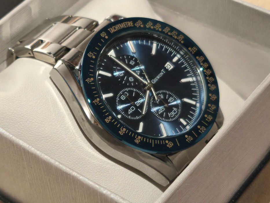 Piękny elegancki zegarek GIEWONT do garnituru i na co dzień ORYGINAŁ