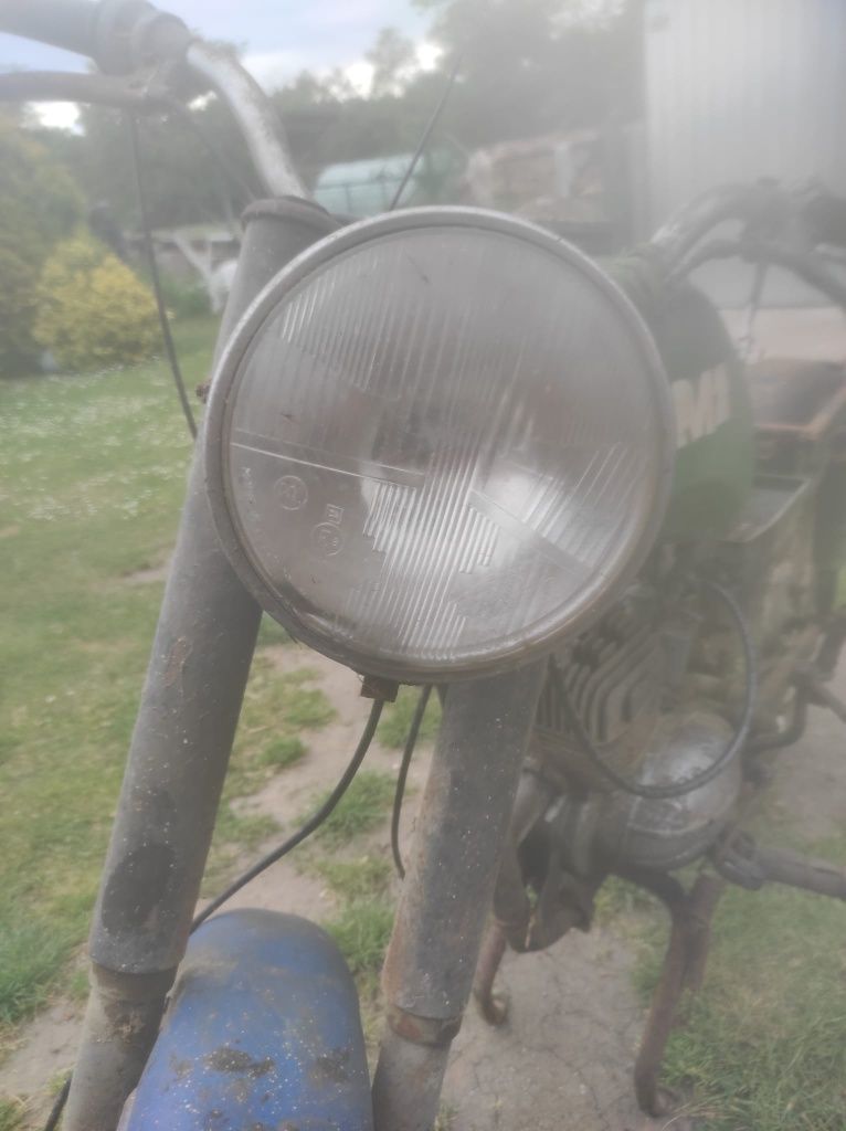 Lampa i zbiornik od MZ