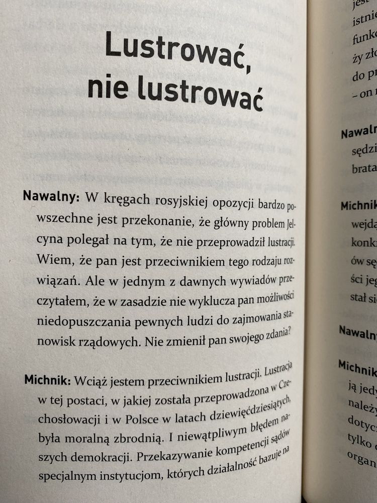 Adam Michnik, Aleksiej Nawalny Dialogi