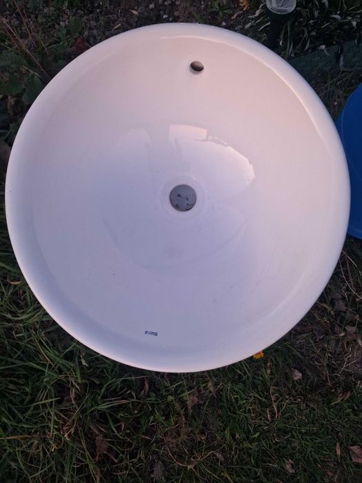 Roca Bol umywalka 42x42 cm okrągła nablatowa biała