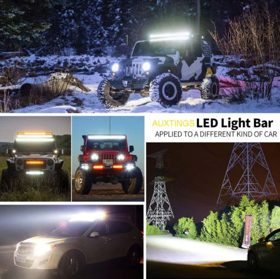 OŚWIETLENIE LED DO SAMOCHODU Auxtings LED Light Bar
57cm, 23 całe, 480