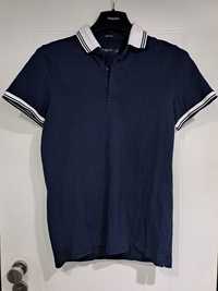 Koszulka polo Abercrombie & Fitch, rozmiar M, super slim, męska