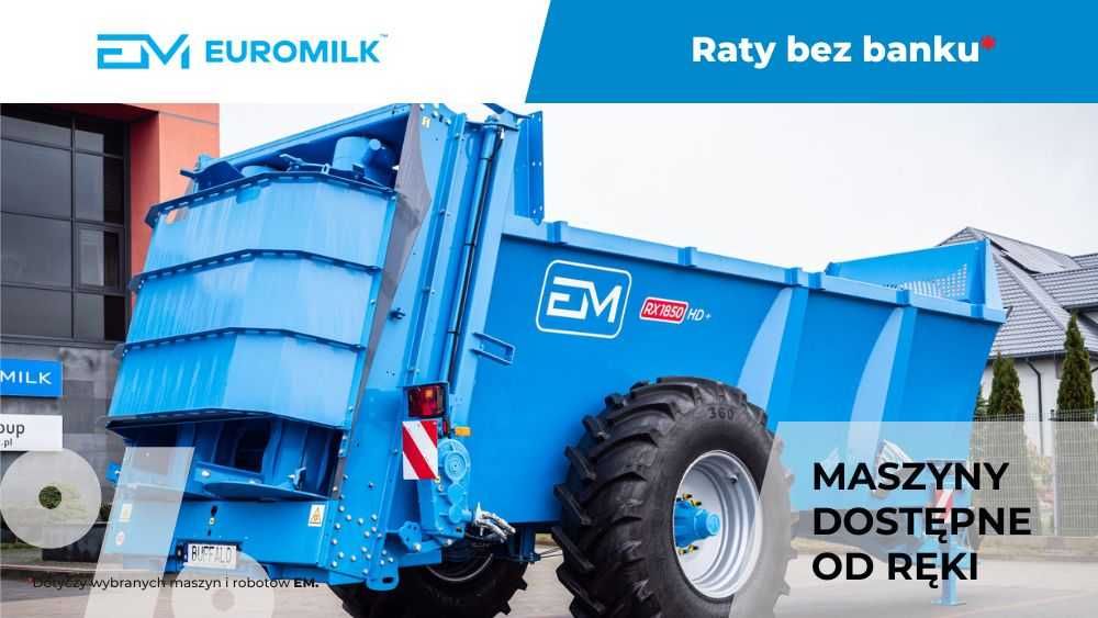 Rozrzutnik obornika EUROMILK Buffalo RX 1850 HD+ OD RĘKI