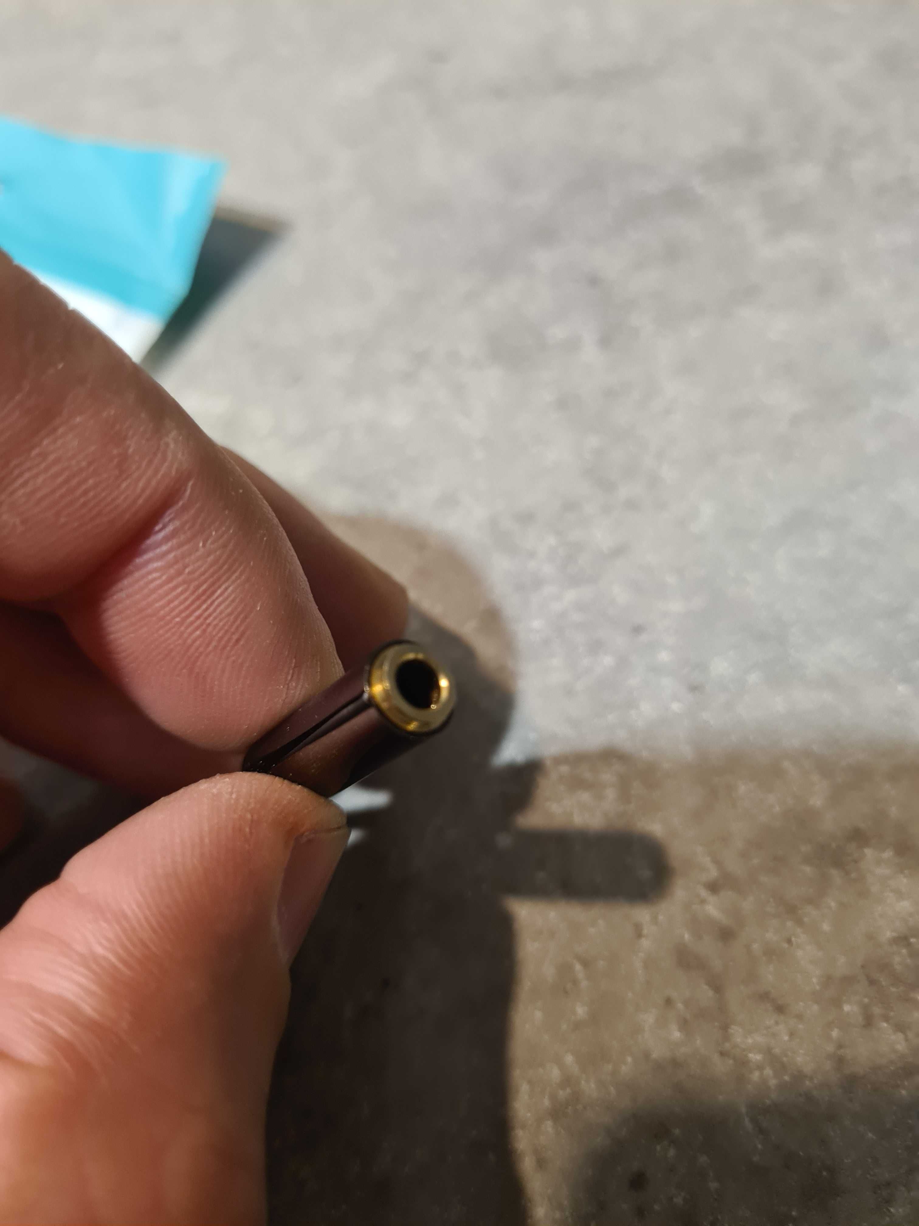 adapter audio 2,5 mm wtyczka na gniazdo 3,5 mm, adapter do słuchawek