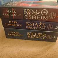 3 tomy książki  komplet 
Mark Lawrence
Wojna czerwonej królowej
rrk Ma