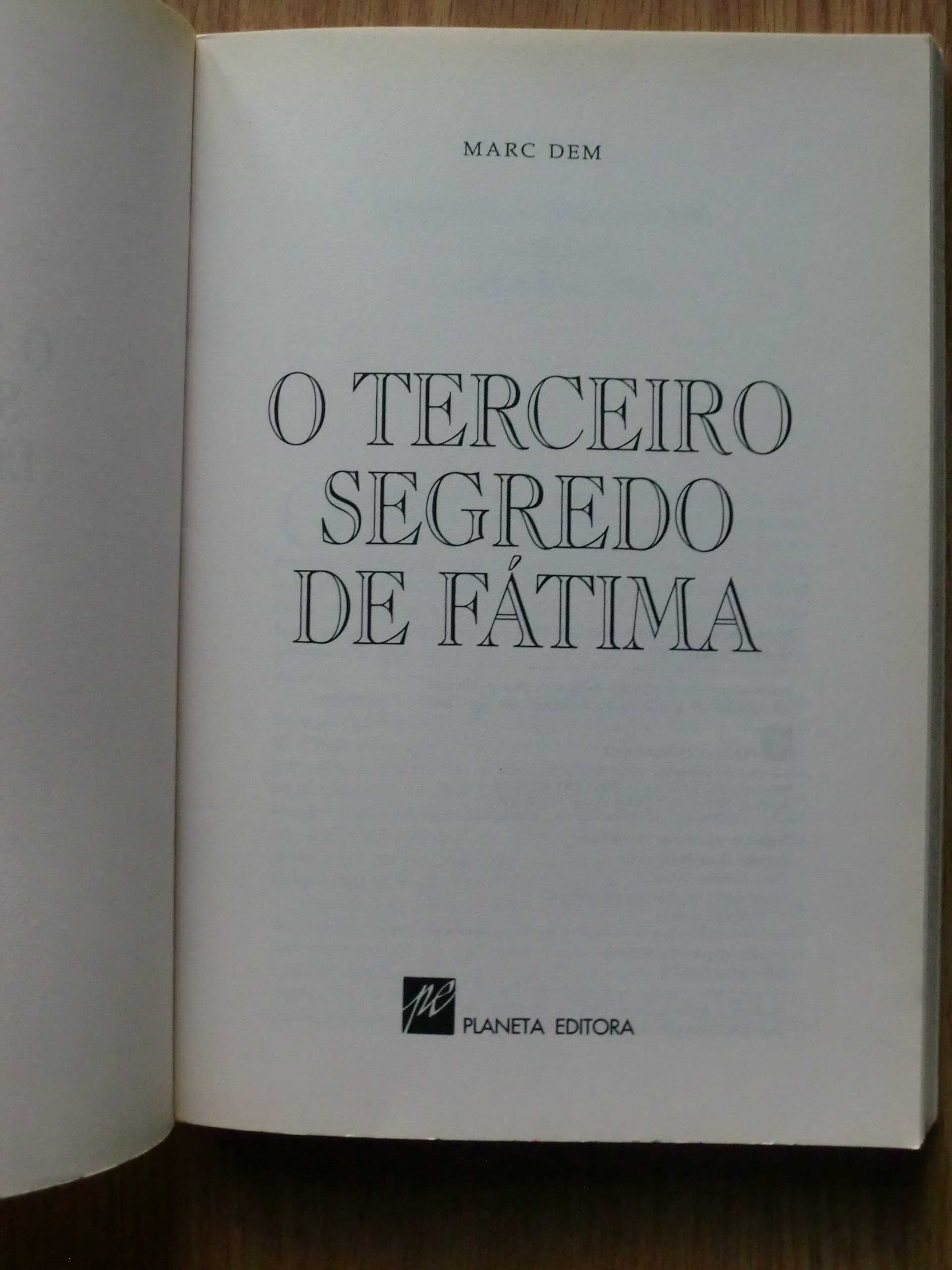 O Terceiro Segredo de Fátima
de Marc Dem