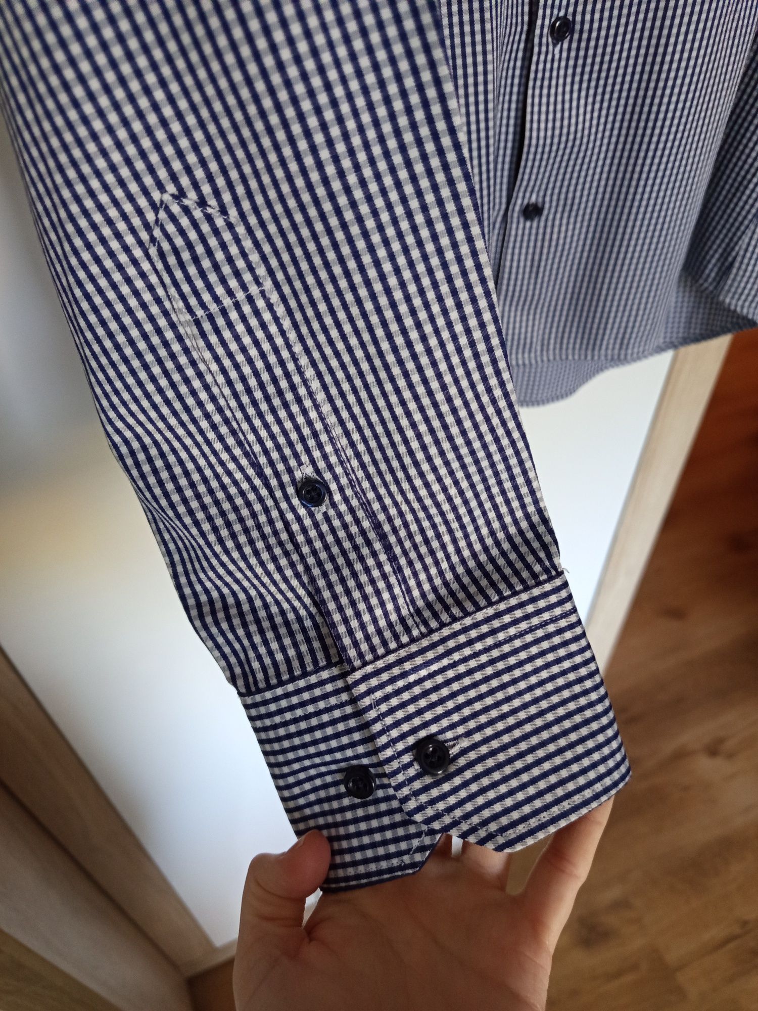 Elegancka koszula męska w kratę