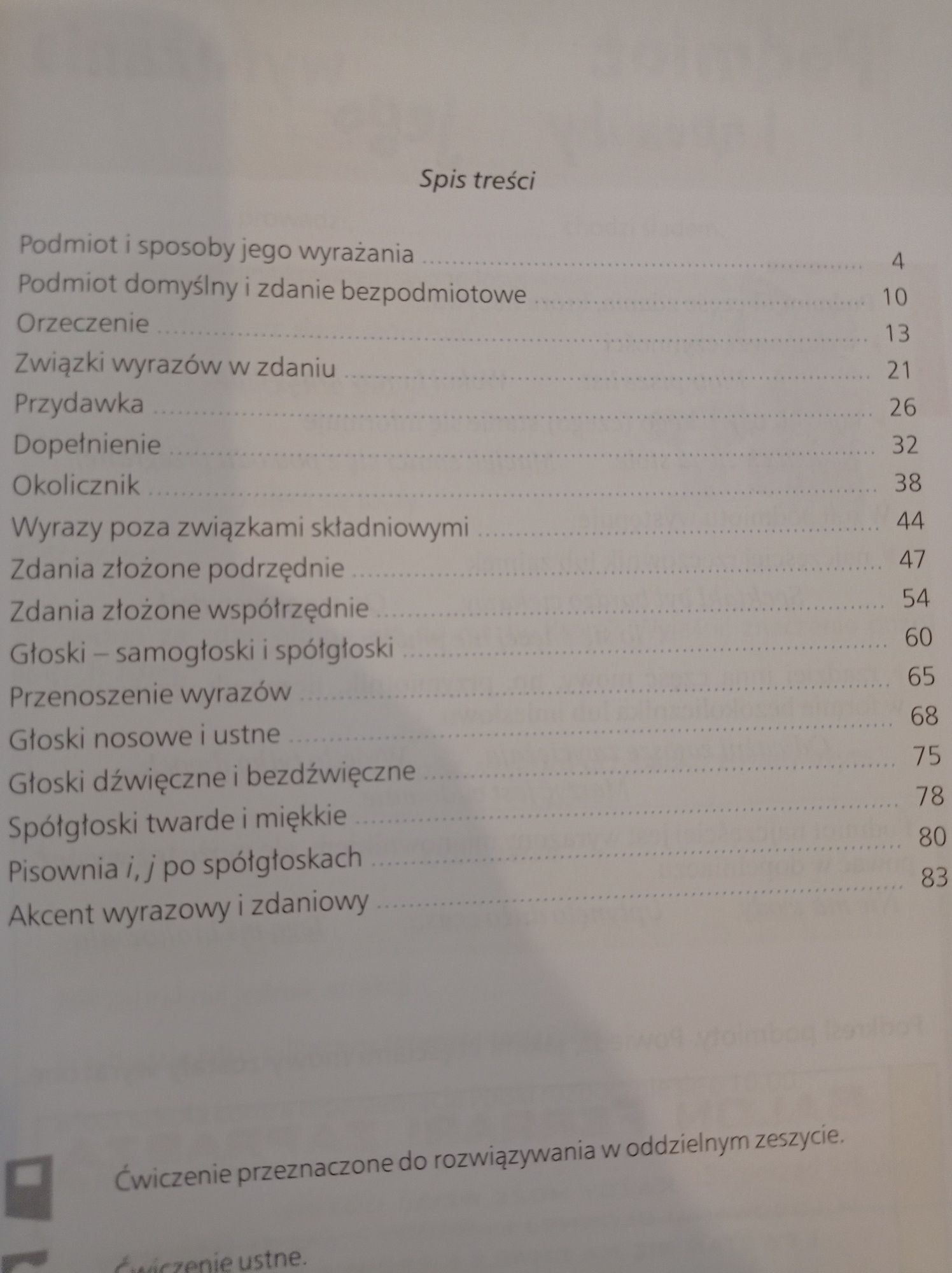 Język polski klasa 6 nauka o języku część 1 i 2 2020