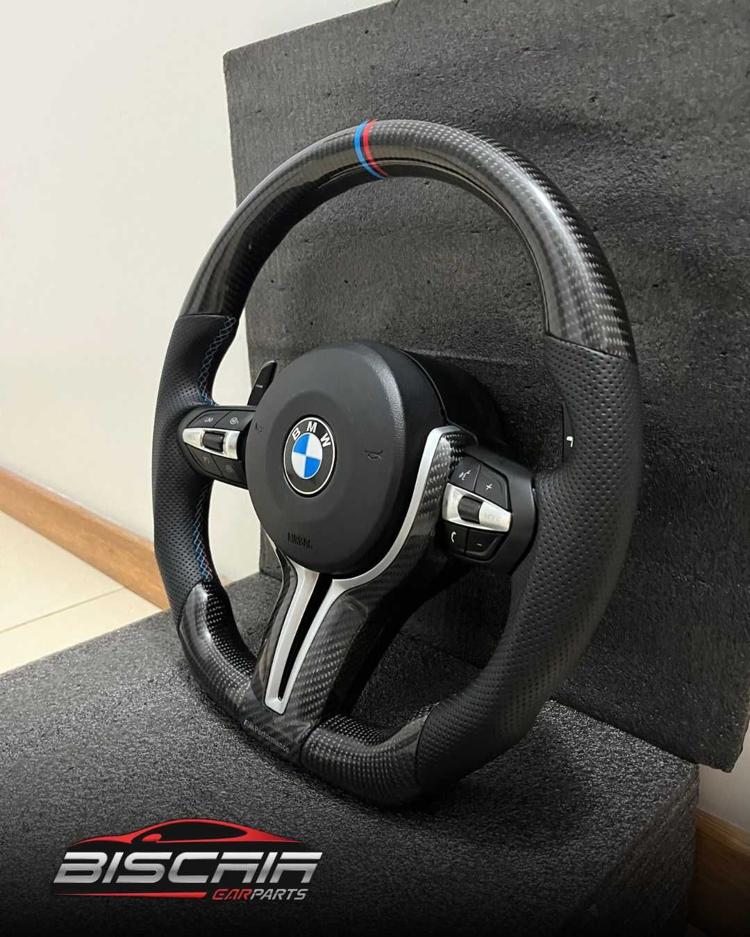 Volante BMW FULL Carbono SERIE 1 2 3 4 5 6 7 X1 X2 X3 X4 X5 X6 GT E90