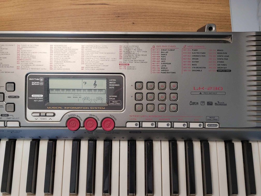 Casio LK-230 keyboard + stelaż
