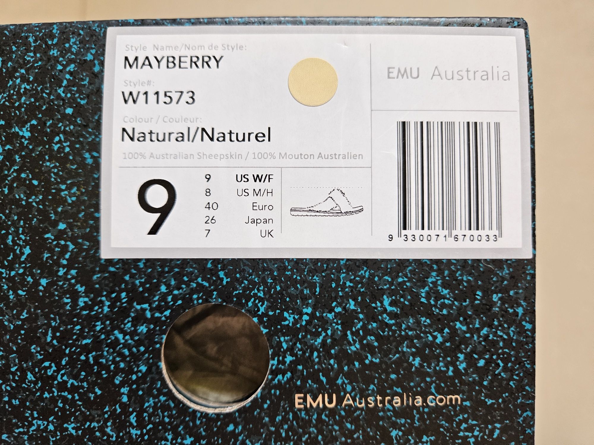 Kapcie Emu Australia Mayberry r. 40