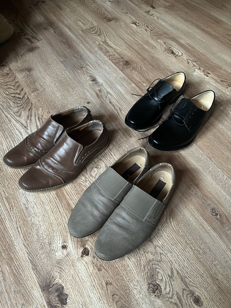 Eleganckie buty półbuty do garnituru sztyblety