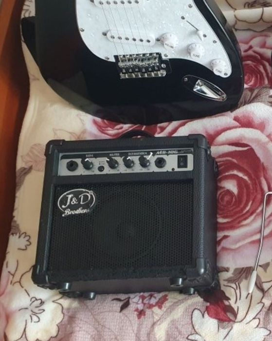 Gitara elektryczna zestaw na prezent