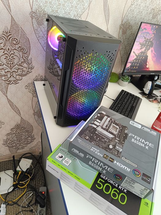 Игровой ПК RTX 5060 +  Ryzen 5 7500F