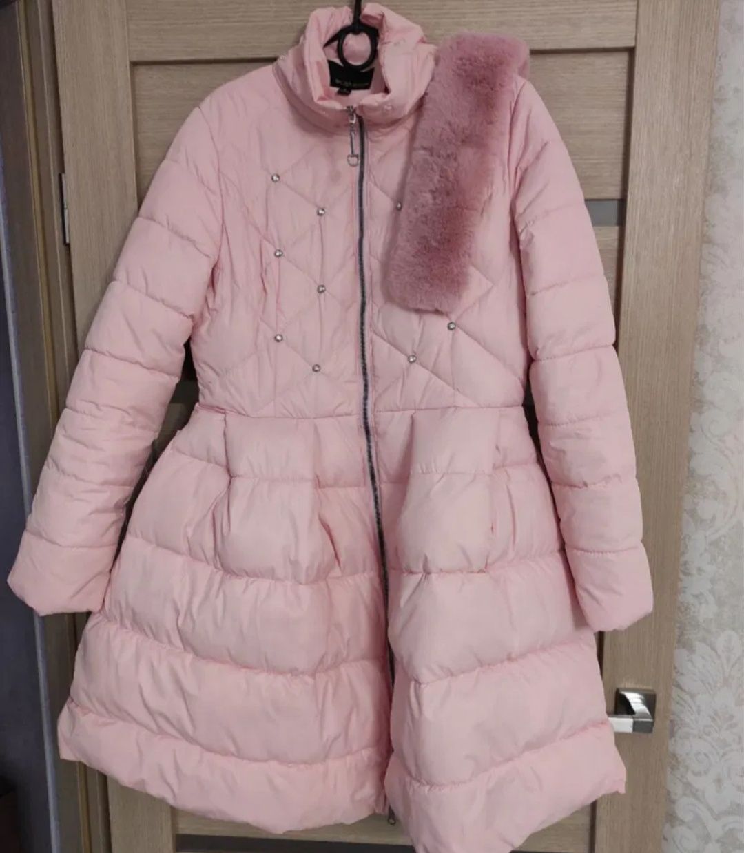 Куртка плаття світло-рожева