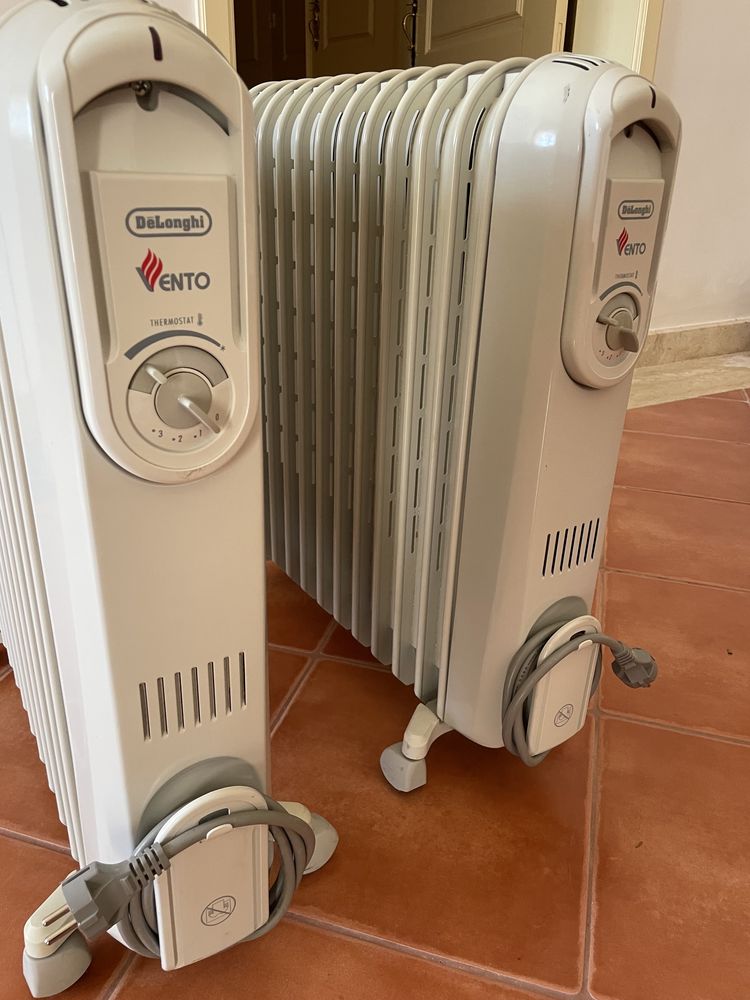 2 Aquecimentos oleo Delonghi 2500w