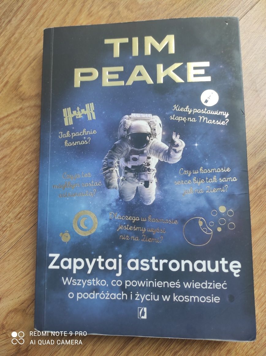 Książka "Zapytaj astronautę" Tim Peake